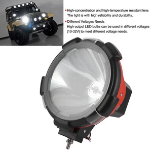 12V 200W 9in Car LED Headlight Xenon HID Spotlights OffRoad Searchlight For SUV - Foto 1 di 12