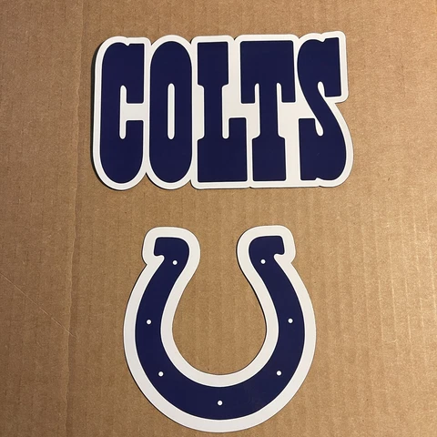 Indianapolis Colts Magnet 2-Piece Set | Ships Fast, Ships Free! Cover