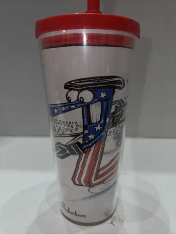 CHICAGO BLACKHAWKS 22oz Thermal Tumbler With Straw Illustrated By Gavin Coates! Cover