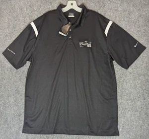 Nike Golf Mens Polo Shirt XL Kevin Harvick #29 Budweiser Black NASCAR NWT - Picture 1 of 10