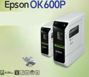Epson Label Printer PRIFIA OK600P PC Connect Barcode QRCode 4~24mm Usb Bluetooth - Picture 1 of 13