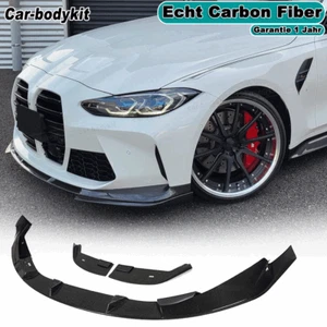 Echt Carbon Frontspoiler Frontlippe Spoilerschwert für BMW G80 M3 G82 G83 M4  - Bild 1 von 12