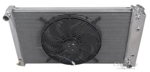 2 Row 1" MN Champion Radiator 26",16" Fan-1965-1966,1980-1981 Pontiac Catalina - Foto 1 di 8