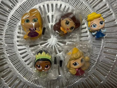 Doorables Series 6 lot set of 5 Special Edition Princess Tiana Belle Cinderella Cover