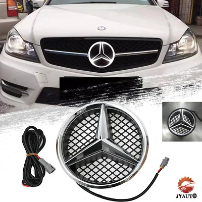 Illuminated LED Front Star Grille Emblem for Mercedes Benz W204 C-Class 08-14 Foto 1 de 4