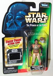Star Wars POTF Lando Calrissian Skiff Guard Fuerza Congelación Marco 1997 .02 Tarjeta - Imagen 1 de 2
