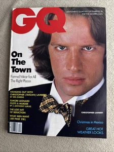 GQ MAGAZINE DECEMBER 1984 CHRISTOPHER LAMBERT REBECCA DE MORNAY GREG LOUGANIS - Bild 1 von 21