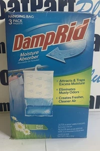 Damp Rid Hanging Bag 3 Pack Moisture Absorber 2 lbs 10 oz FG83K - Picture 1 of 1