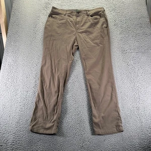 Orvis Chino Hose Herren 38x32 Braun Baumwolle Nylon Stretch Straight Fit Reise - Bild 1 von 10