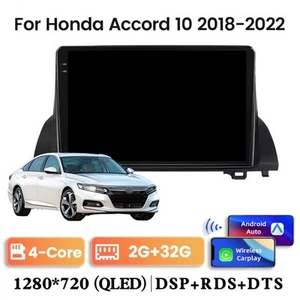 10" Android 13 2+32 GB für Honda Accord 10rd 2018-22 GPS-Autoradio Carplay - Picture 1 of 19