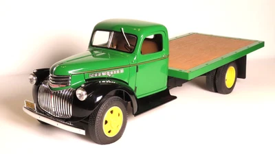 Diecast Promotions Chevrolet Flatbed 1941 Green scale 1:16 INV# 4343 - Image 1 of 4