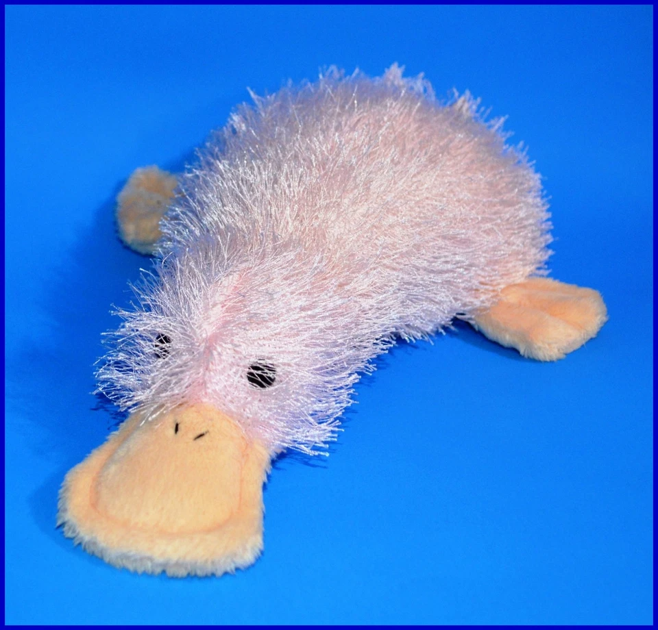 HM208 Ganz Webkinz - Pink Googles - 12" Plush Stuffed Platypus-No Code-Pre-Owned - Image 1 of 1