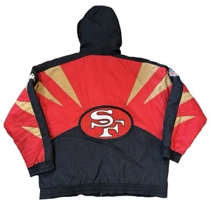 Chaqueta con Capucha Vintage Apex One Pro Line San Francisco 49ers Diente de Tiburón Talla XL - Imagen 1 de 14