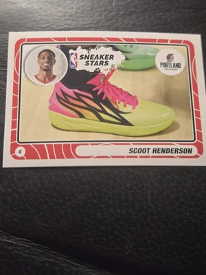 Scoot Henderson 2023-24 Panini - Stickers Sneaker Stars #41 (RC) - Image 1 of 2