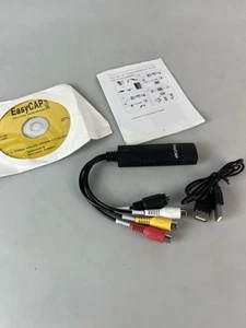 Easy CAP USB 2.0 Video Adapter with Audio Capture and Edit - NEW Open Box - Picture 1 of 4