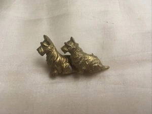Scottie Dogs Brooch - Picture 1 of 3