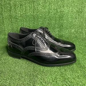 Florsheim Black Wing Brogue Spitze Oxford elegante Schuhe Herren US 13 D - Bild 1 von 8