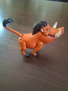Disney Der König der Löwen Pumbaa Warzenschwein Schwein bewegliche 3" Zoll Actionfigur - Bild 1 von 11