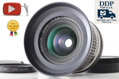 w Hood HN-1 [Near MINT] Nikon Ai-s Ais Nikkor 24mm f2.8 MF Wide Angle Lens JAPAN - Image 1 of 4