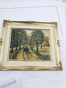 Antikes Boras Ölgemälde RISS - Bild 1 von 8