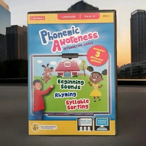 Lakeshore Phonemic Awareness Interactive Game (CD-ROM PC/Mac 2012) VGC  - Imagen 1 de 9