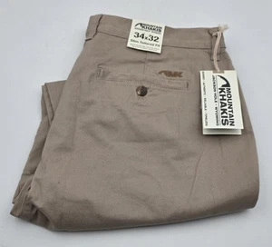 Mountain Khakis Men's Jackson Chino Pants Slim Tailored Fit 34x32 NWT - Picture 1 of 4
