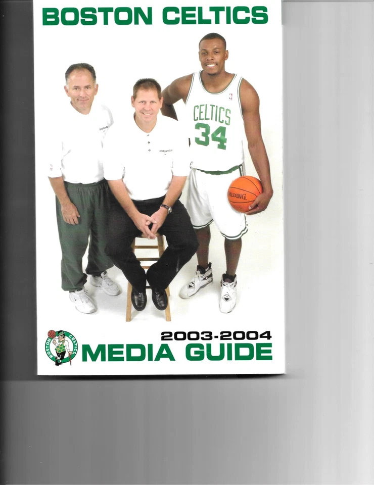 Boston Celtics Media Guide 2003-2004 Foto 1 de 1