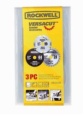 Rockwell RW9232K VERSACUT 3PC SAW BLADE SET              