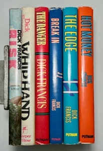 Risk, Whip Hand, The Danger, Break In, The Edge, Hot Money – Dick Francis 6 Vols - Picture 1 of 12