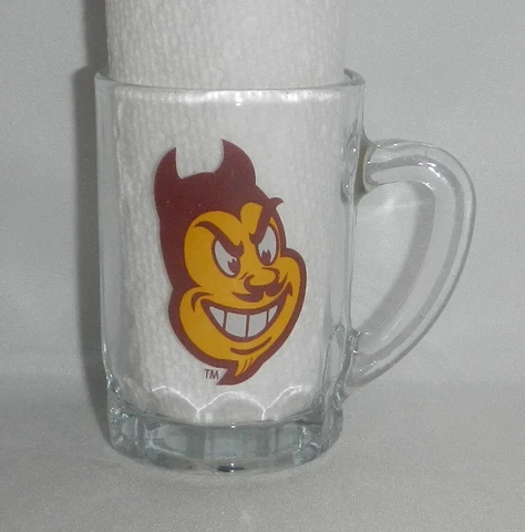 Arizona State University ASU Sun Devils Logo Mini Beer Mug Shot Glass Cover