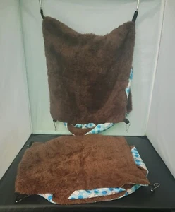 Warm Ferret Cage Hammock Hanging Bed for Sugar Glider Fleece Chinchilla - Picture 1 of 3