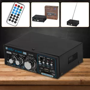 Mini amplificador de potencia HiFi amplificador de potencia digital 2 canales USB/SD 10-20Hz - Imagen 1 de 12