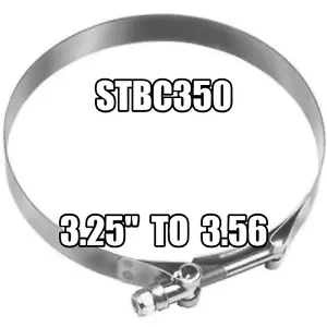 Abrazadera de manguera de perno en T de acero inoxidable DIXON 3-1/2" - STBC350 - Imagen 1 de 2