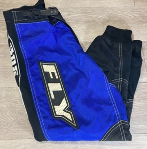 Fly Racing Style # 805 Race Pants Motocross Size 26 Blue Black White Racewear - Picture 1 of 6