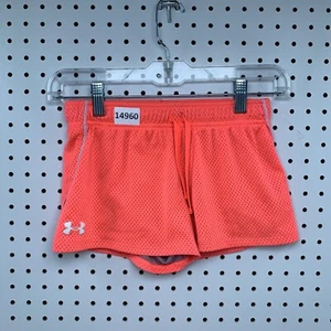 UNDER ARMOUR youth Medium girls loose heatgear Running Athletic shorts pink - Picture 1 of 15