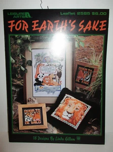 Leisure Arts Cross Stich Booklet #2685 "For Earth's Sake" - Picture 1 of 2