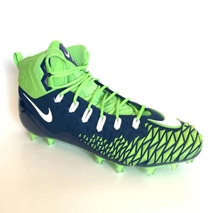 Botines de fútbol Nike para hombre talla 16 EUR 50,5 UK 15 Force Savage Seahawks altos nuevos - Imagen 1 de 12