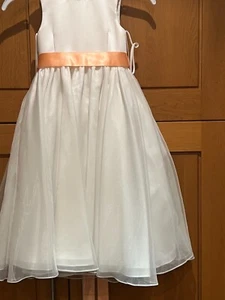 Ivory Organza Princess dress Occasional little age 4 - Picture 1 of 2