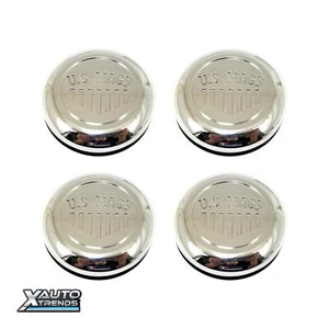4 x US Mags NEW LOGO O-Ring Wheel Center Cap Polished 1002-46AH - Picture 1 of 1