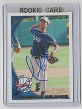 RANDALL DELGADO DBacks SIGNED 2010 Topps Pro Debut Autograph SP RC ON CARD AUTO