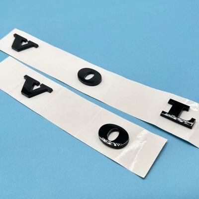 1 Juego Puerta Trasera Tapa Maletero Letra Insignia Emblema Sport Para Volvo Negro Brillante Foto 1 de 4