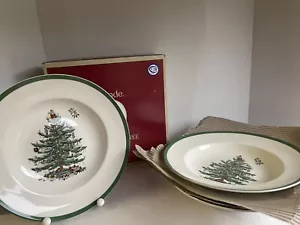 Spode Weihnachtsbaum Suppenteller | 4er Set | 9 Zoll - Bild 1 von 4