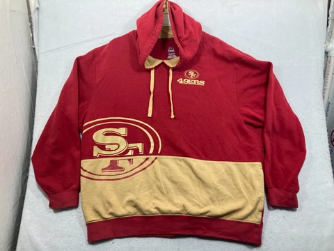San Francisco SF 49ers Sweater Mens XXL Hoodie NFL Cover