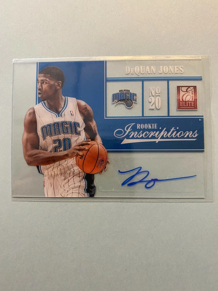 A20,659 - 2012-13 Elite Rookie Inscriptions #99 DeQuan Jones Auto - Image 1 of 1