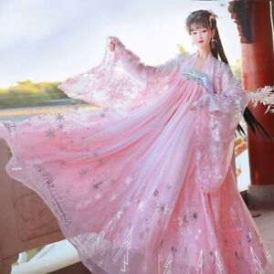 Women Chinese Traditional Fairy Cosplay Costume Dance Dress Ancient Hanfu Dress