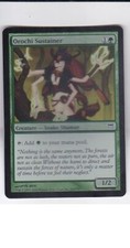 MTG 4X FOIL CHAMPIONS OF KAMIGAWA OROCHI SUSTAINER NM MAGIC THE GATHERING GREEN