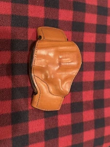 Bianchi Leather Holster 106 Size 4 Brown LEFT HANDED - Picture 1 of 3