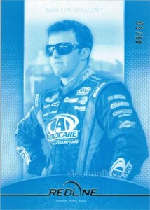 2012 Press Pass Redline Cyan #42 Austin Dillon NNS 49/50