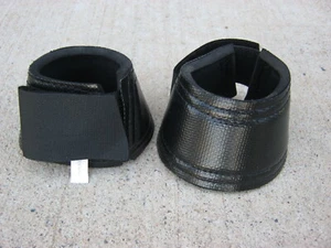 Mini Botas de Extensión de Campana Negra para Caballo en Miniatura - Imagen 1 de 3