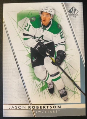 Jason Robertson 2022-23 Upper Deck SP Authentic Hockey #21 Dallas Stars - Image 1 of 2